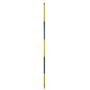 Houten sneeuwpaal - 250 cm, geel/zwart