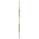 Stalen buisvormige sneeuwpaal - 250 cm, geel/zwart