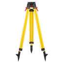 Houten statief - Uitvoering voor gemiddeld gebruik, 93-173 cm, ronde kopplaat, incl. gemonteerde rubberen voetjes